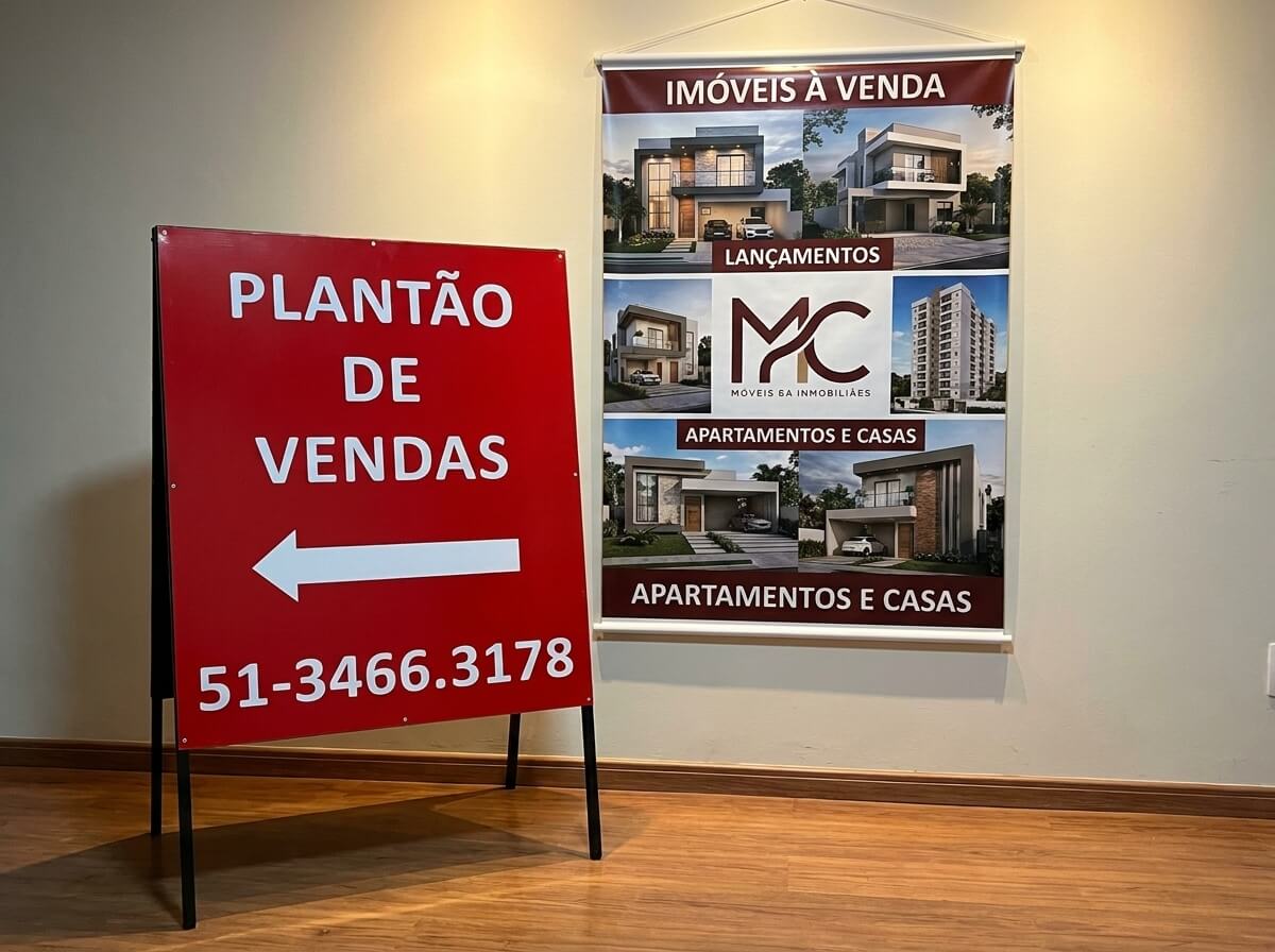 Banners em Lona e Cavaletes de Calçada
