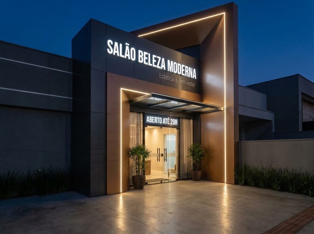 Fachadas Comerciais em Lona e Letra Caixa