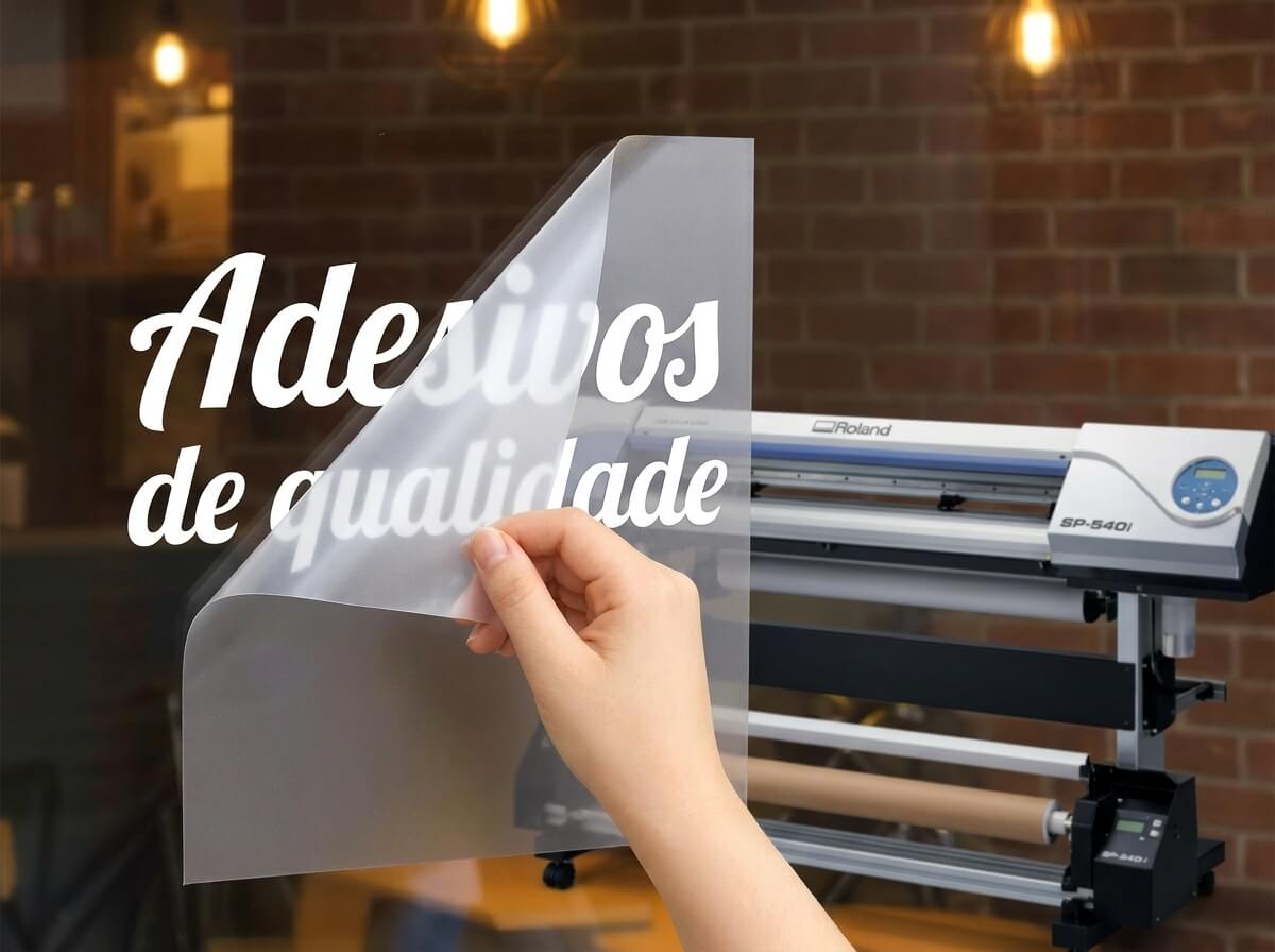 Adesivo de Recorte Eletrônico para Vitrines e Carros